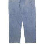 CARHARTT Mens Jeans Blue Cotton Blend Regular Straight Zip W36 L34 Classic