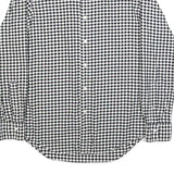 POLO RALPH LAUREN Mens Black & White Check Shirt S Cotton Classic Long Sleeve