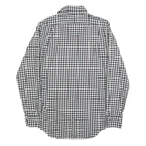 POLO RALPH LAUREN Mens Black & White Check Shirt S Cotton Classic Long Sleeve
