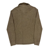 Polo By Ralph Lauren 1/4 Zip - Small Brown Cotton