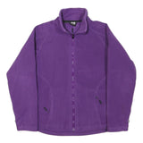 HELLY HANSEN Womens Purple Zip Jacket M Polyester Blend Plain Casual Outdoor