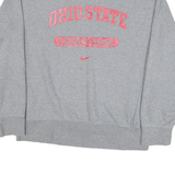 NIKE Mens Grey Ohio State Synchronized Swimming Crew Neck L Pullover Sweatshirt