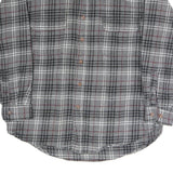 FIELD & STREAM Mens Grey & Black Check Shirt M Cotton Blend Casual Long Sleeve