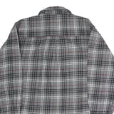 FIELD & STREAM Mens Grey & Black Check Shirt M Cotton Blend Casual Long Sleeve