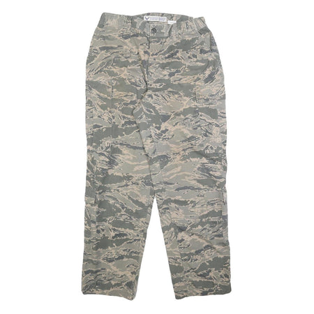 RACOE INC Mens Cotton Blend Camouflage Regular Cargo Trousers W31 L31 Casual