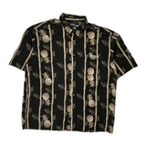 Puritan Hawaiian Shirt - XL Black Viscose