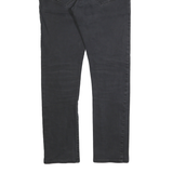 GUESS Mens Slim Black Denim Jeans W34 L30 Classic Zip Closure Stylish