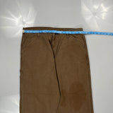 Unbranded Carpenter Trousers - 36W 29L Brown Cotton