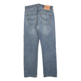 LEVI'S 501 Mens Jeans Blue Regular Straight Denim Medium W31 L30 Classic Button
