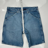 Unbranded Denim Shorts - 34W 9L Blue Cotton