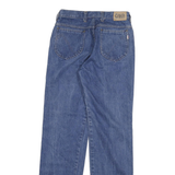 CRACK Mens Jeans Blue Slim Straight Denim Medium W28 L33 Classic Cotton Zip