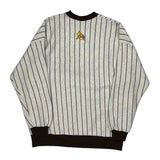 Made In USA West Jeff Roughriders Pioneer Sports Striped Sweatshirt - 2XL Black Cotton