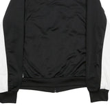 PUMA Womens Black & White Zip Jacket UK 16 Polyester Track Sportswear