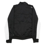 PUMA Womens Black & White Zip Jacket UK 16 Polyester Track Sportswear