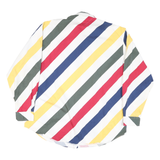 TOMMY HILFIGER Mens White Green Red Yellow Striped Shirt XL Button-Down Collar