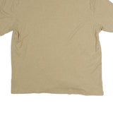 TOMMY HILFIGER Mens Beige Polo Shirt 2XL Cotton Classic Fit Short Sleeve