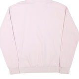 KARL KANI Mens Pink Cotton Blend Pullover Hoodie S Minimal Logo Casual