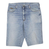 WRANGLER Womens Shorts Blue Denim L W36 Casual Cotton Blend Classic Fit