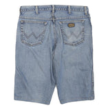 WRANGLER Womens Shorts Blue Denim L W36 Casual Cotton Blend Classic Fit