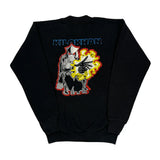 Age 14-16 Fruit Of The Loom Servo And Kilokhan Characters Long Sleeve T-Shirt - Large Black Cotton Blend