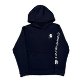 Carhartt Hoodie - XL Navy Cotton