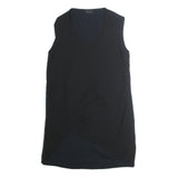ALL SAINTS Womens Black Sleeveless Day Dress Polyester UK 10 Simple Elegant
