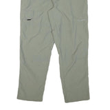 KLEPPER Mens Cotton Blend Light Grey Regular Zip Trousers W34 L27 Outdoor Casual