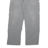 CARHARTT Mens Cotton Blend Grey Relaxed Straight Trousers W32 L29 Workwear