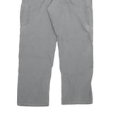 CARHARTT Mens Cotton Blend Grey Relaxed Straight Trousers W32 L29 Workwear