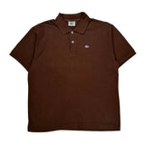 Lacoste Polo Shirt - XL Brown Cotton