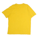 REEBOK Mens Yellow XL T-Shirt Short Sleeve Crew Neck Cotton Casual