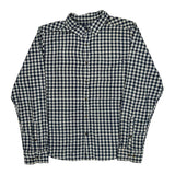 The North Face Checked Shirt - Medium Blue Cotton