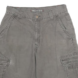 DICKIES Mens Cargo Grey Cotton Shorts M W32 Pockets Casual Workwear