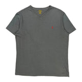 Polo By Ralph Lauren T-Shirt - Large Gray Cotton