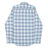 MCGREGOR Mens Blue Check Shirt S Lightweight Cotton Blend Button Up Casual