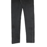 LEVI'S 512 Mens Slim Black Denim Raw Jeans W29 L32 Zip Classic Fit