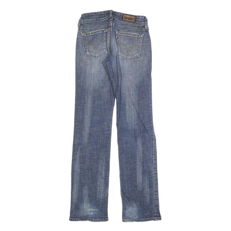 LEVI'S Womens 570 Regular Fit Straight Leg Denim Medium Blue W28 L32 Classic