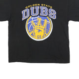 Mens Black Golden State DUBS Graphic T-Shirt XL Short Sleeve Crew Neck