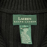 Ralph Lauren Sweater - Large Black Cotton