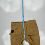 Wrangler Cargo Trousers - 38W 31L Brown Cotton