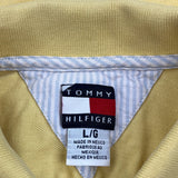 Tommy Hilfiger Polo Shirt - Large Yellow Cotton