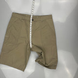 Dickies Cargo Shorts - 36W 11L Khaki Cotton