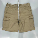 Timberland Cargo Shorts - 36W 10L Beige Cotton
