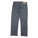 LEVI'S 501 Mens Jeans Blue Regular Straight Denim Medium W34 L32 Classic Button
