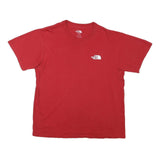 THE NORTH FACE Mens Red Guide Graphic T-Shirt L Short Sleeve Crew Neck