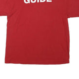 THE NORTH FACE Mens Red Guide Graphic T-Shirt L Short Sleeve Crew Neck
