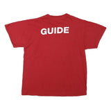 THE NORTH FACE Mens Red Guide Graphic T-Shirt L Short Sleeve Crew Neck