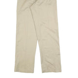 DICKIES Mens Cotton Blend Beige Regular Straight Leg Trousers W26 L32 Workwear