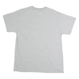 MAJESTIC Mens Grey Athletics A's Graphic T-Shirt L Short Sleeve Crew Neck Cotton