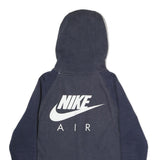 NIKE Mens Blue & Navy Air Full Zip Hoodie M Sportswear Casual Sweatshirt